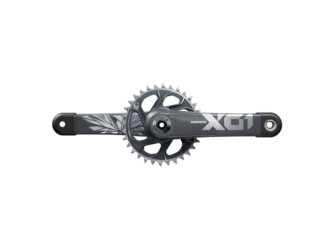 Conjunto de manivelas de mountain bike SRAM Pdl SRAM X01 Eagle Dub Dm 32D Xsync2 Lunar Polar (Bb N.I.)