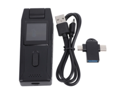 câmera Corporal Vestível 1080p com Tela Tft 1.3 Polegadas Ângulo Amplo 120° e Rotação 180°