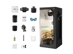 Vevor Armário De Cultivo 80 X 80 X 180 Cm Com Luz De Cultivo Altamente Refletora
