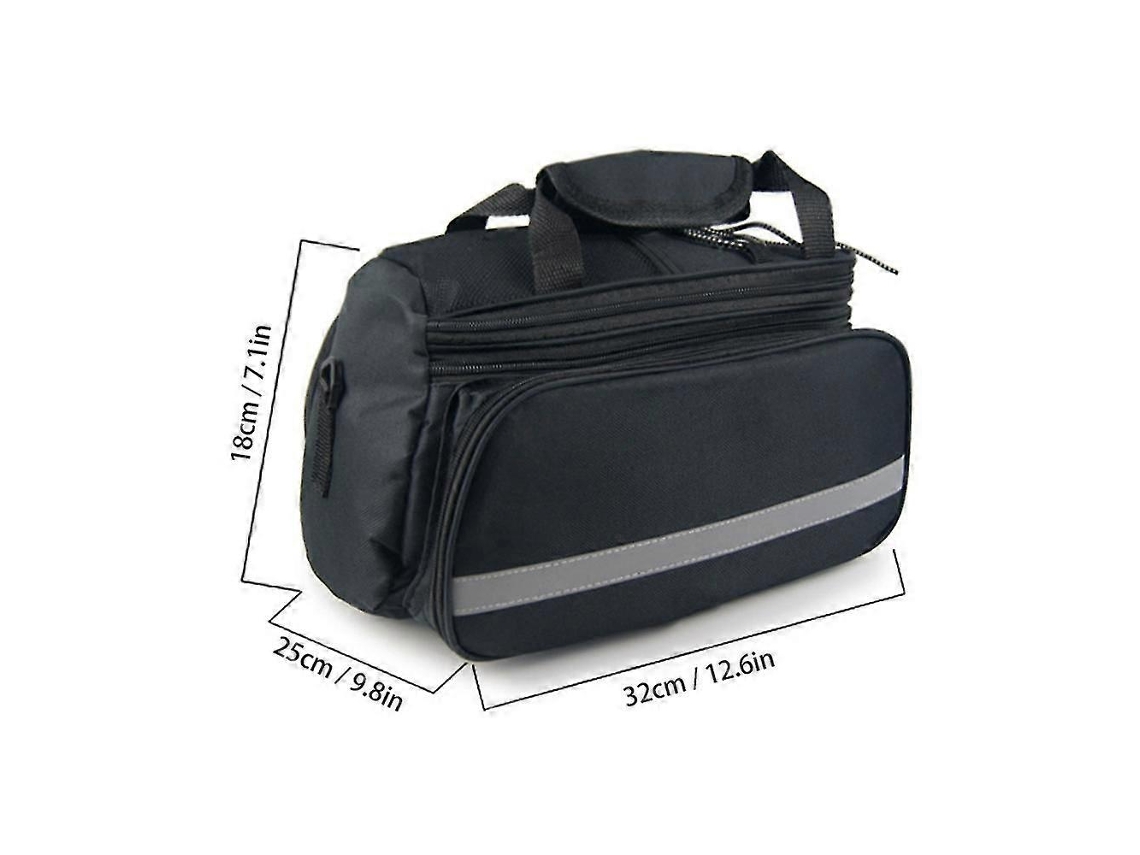 Bolsa Para Bicicleta Com Alforjes, Bolsa Expansível Para Bicicleta Mtb, Bolsa De Bagagem Com Capa De Chuva Slowmoose