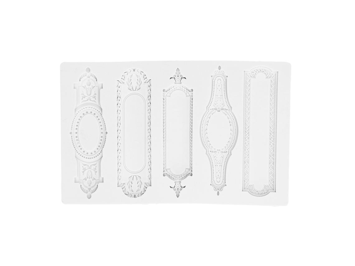Mold De Silicone Durável Seguro Para Decoração De Bolos E Chocolate