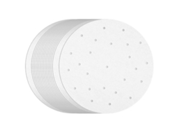 Pacote Com 100 Folhas De Bambu Para Cozinhar No Vapor Em Fritadeiras Elétricas, Feitas Papel Manteiga Perfurado E Branqueado 25 Cm (10 Poleg