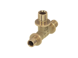 Teceflex Peça em T Reduzida Latão Standard 7605