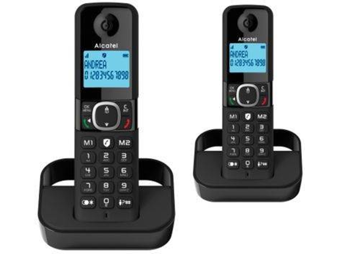 Telefone Fixo ALCATEL F860 Duo BLK Preto