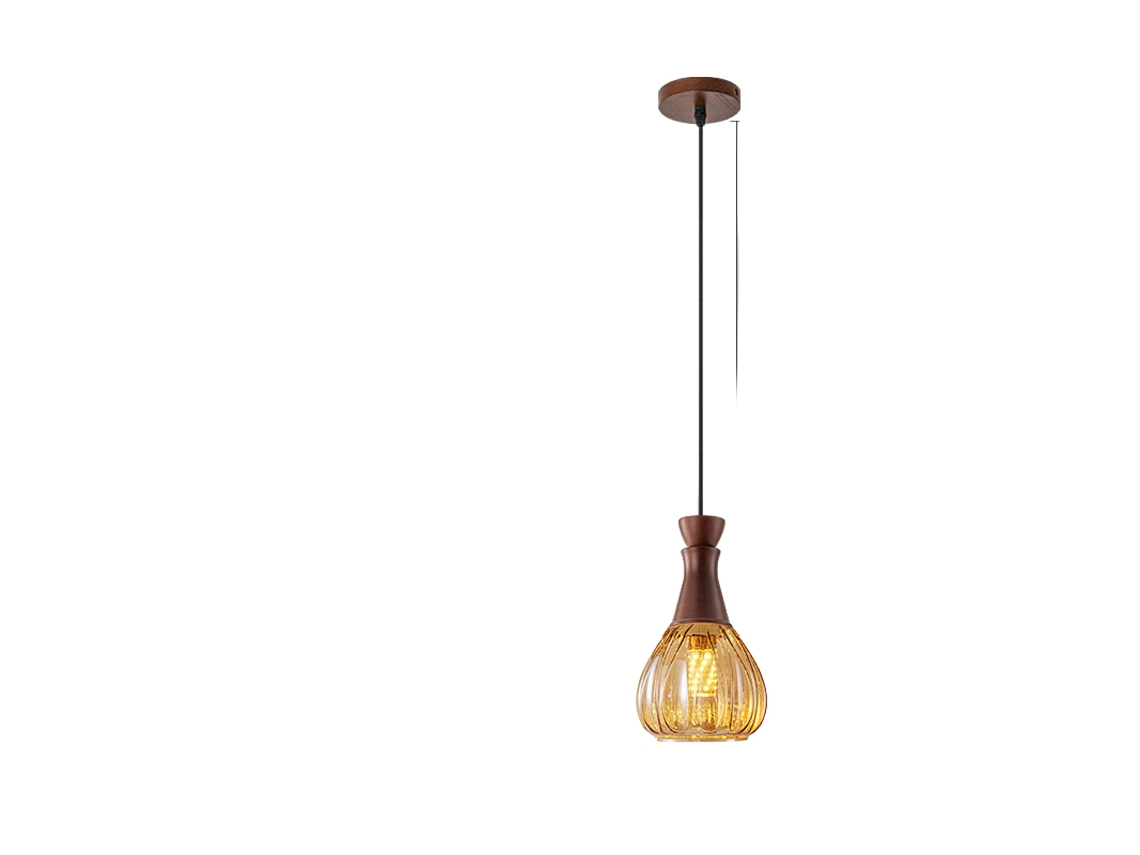 Laxiscreed - Luminária De Tecido Para Quarto Com Glasfixe, Acabamento Em Chá, Iluminação De Ambiente