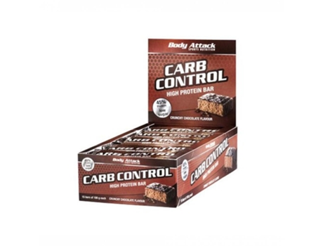 Barra rica em proteínas Carb Control Body Attack Nutrition (15x100g)
