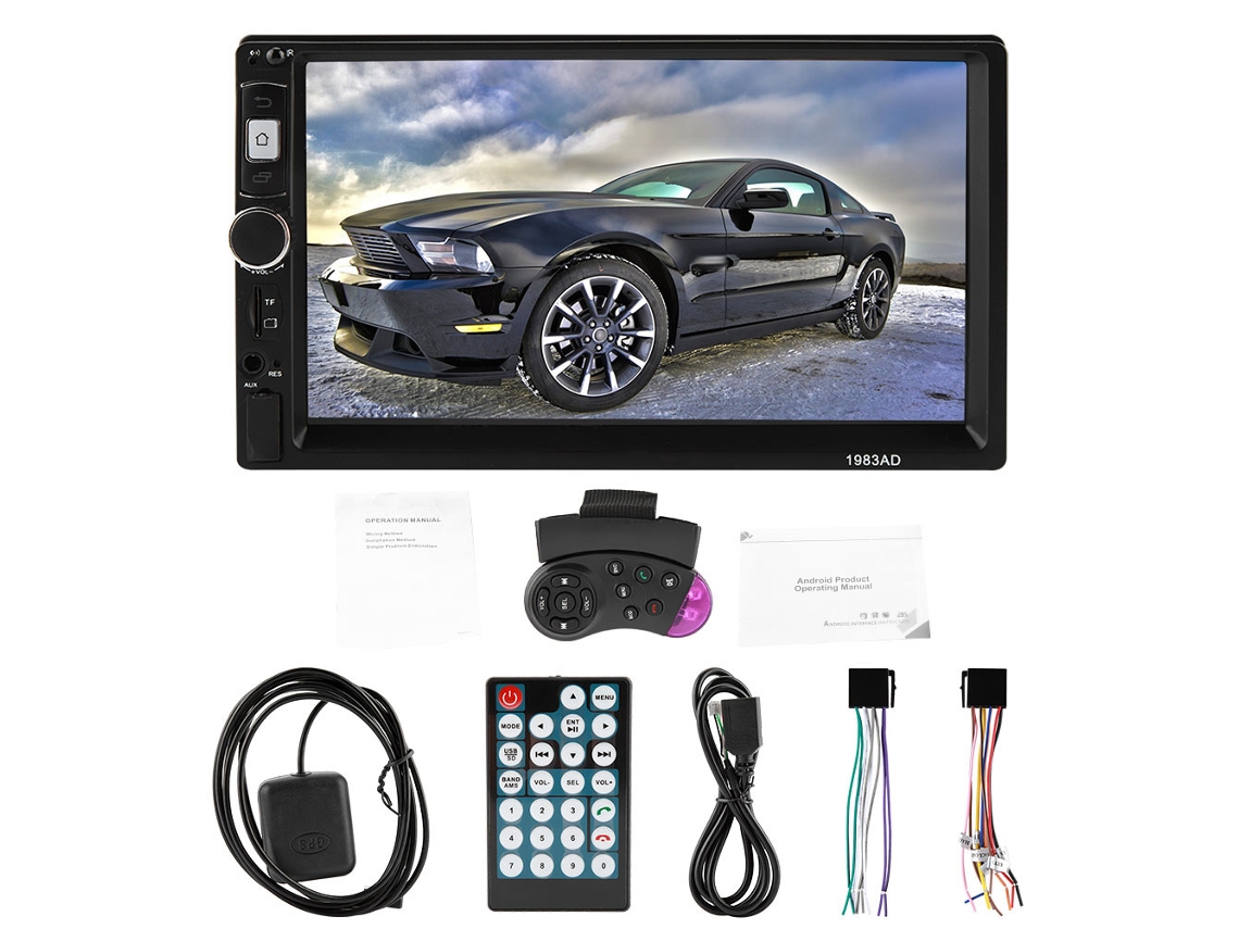 Rádio de Carro com Tela Touch Gps e Reprodutor Mp5