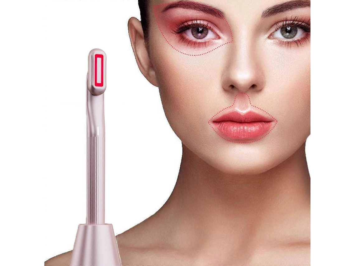 Varinha Facial 4 Em 1 Com Terapia De Luz Vermelha Antienvelhecimento Para Rosto E Pescoço U3 - Presente De Saúde
