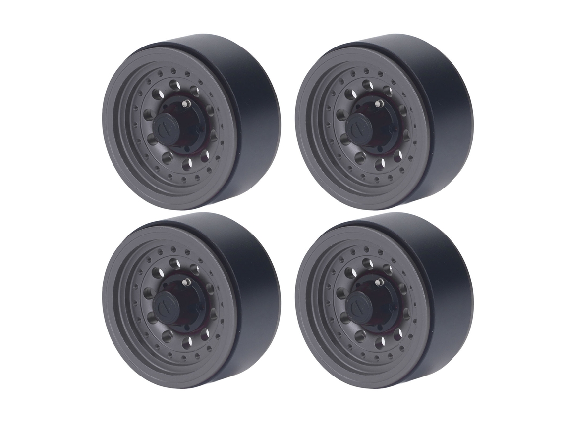 Laxiscreed Conjunto De Rodas 1.9 Polegadas Para Carro Rc Cinza De Alta Performance