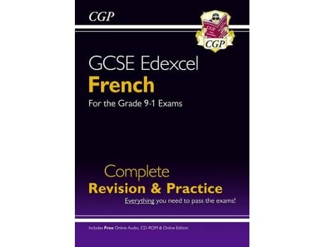 Livro gcse french edexcel complete revision & practice (with free online edition & audio) de cgp books (inglês)
