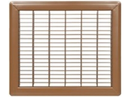Grelha de Retorno de Ar para Piso Rg1184, 20,3 Cm a X 25,4 Cm L, Aço, Marrom SFUSHOS