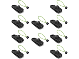 Rebe-pinzas Para Lonas, 20 Piezas Con Cordones Elásticos, Resistentes, Accesorios Para Toldos, Usadas Para Tiendas De Campaña, Toldos Y Cubiertas