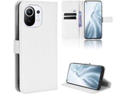 Capa para Xiaomi Xiaomi 11 HONGWE. Pele Sintética Branco