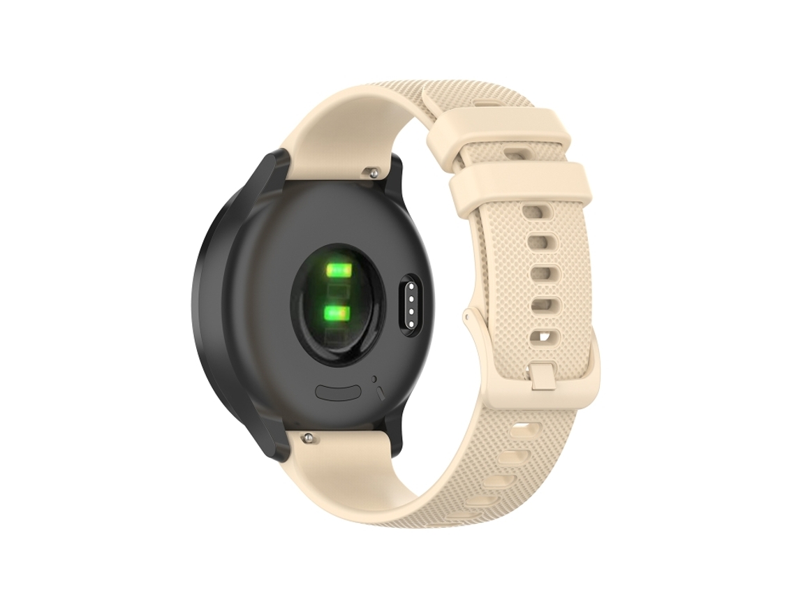 Bracelete Silicone Xadrez Bege para Samsung Gear S3 Classic 22mm XIAOMOYU