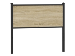 Vidaxl Cabeceira De Substituição 107 Cm Derivados Madeira/aço Carvalho Sonoma