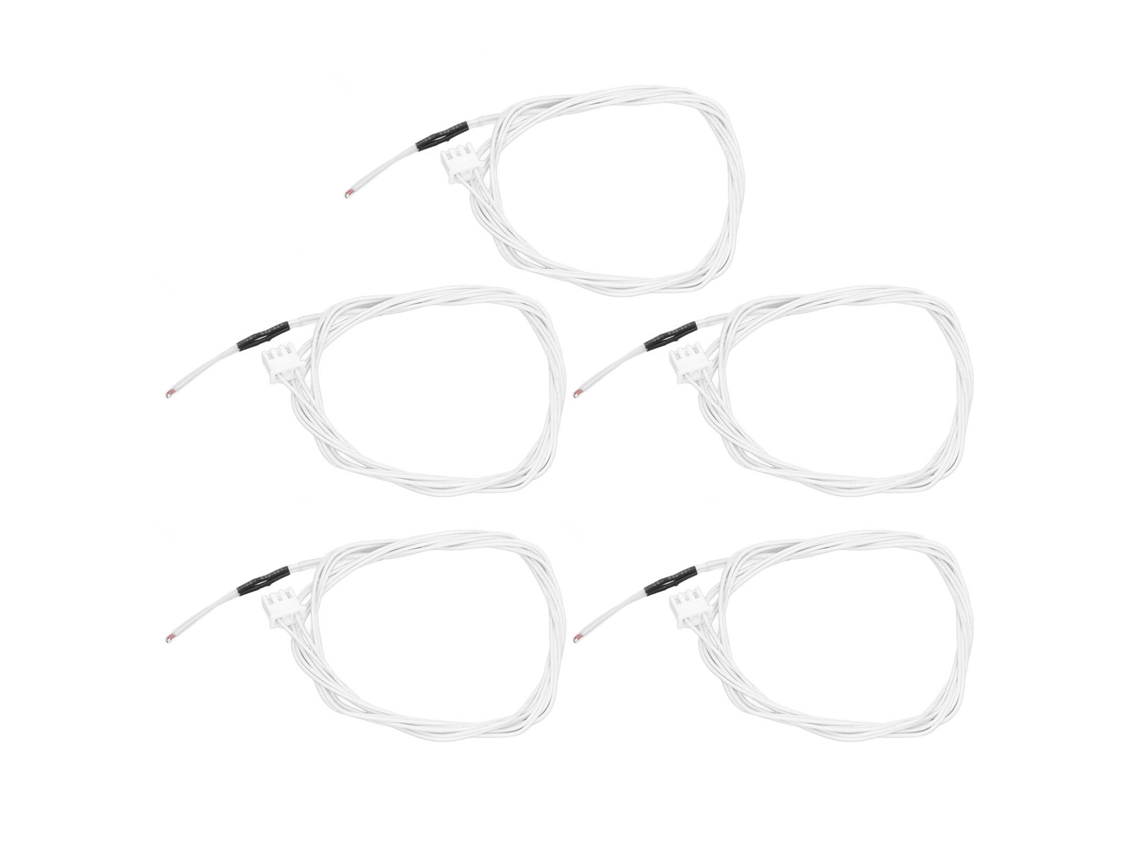 5pcs Sensor De Temperatura Thermistor 100kω Cable Sonda De Precisión Alta Para Impresora 3d