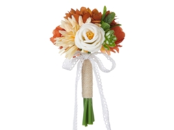 Laxiscreed Arranjo De Flores Orange Sunflower Para Crianças, Buquê Pequeno Com Alta Qualidade