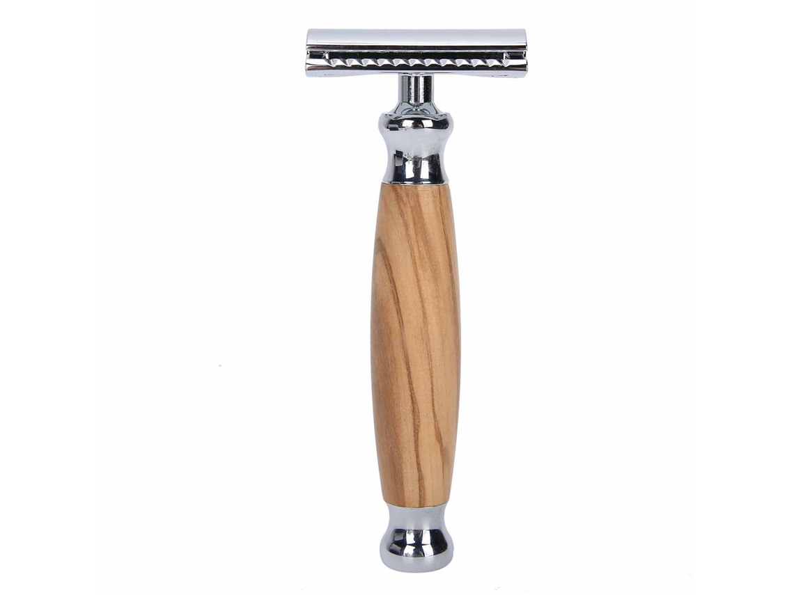 Lâmina De Barbear Manual Segura Para Homens Portátil Para Barba E Pelo Corporal Cortador De Cabelo Para Uso Em Casa E Salões