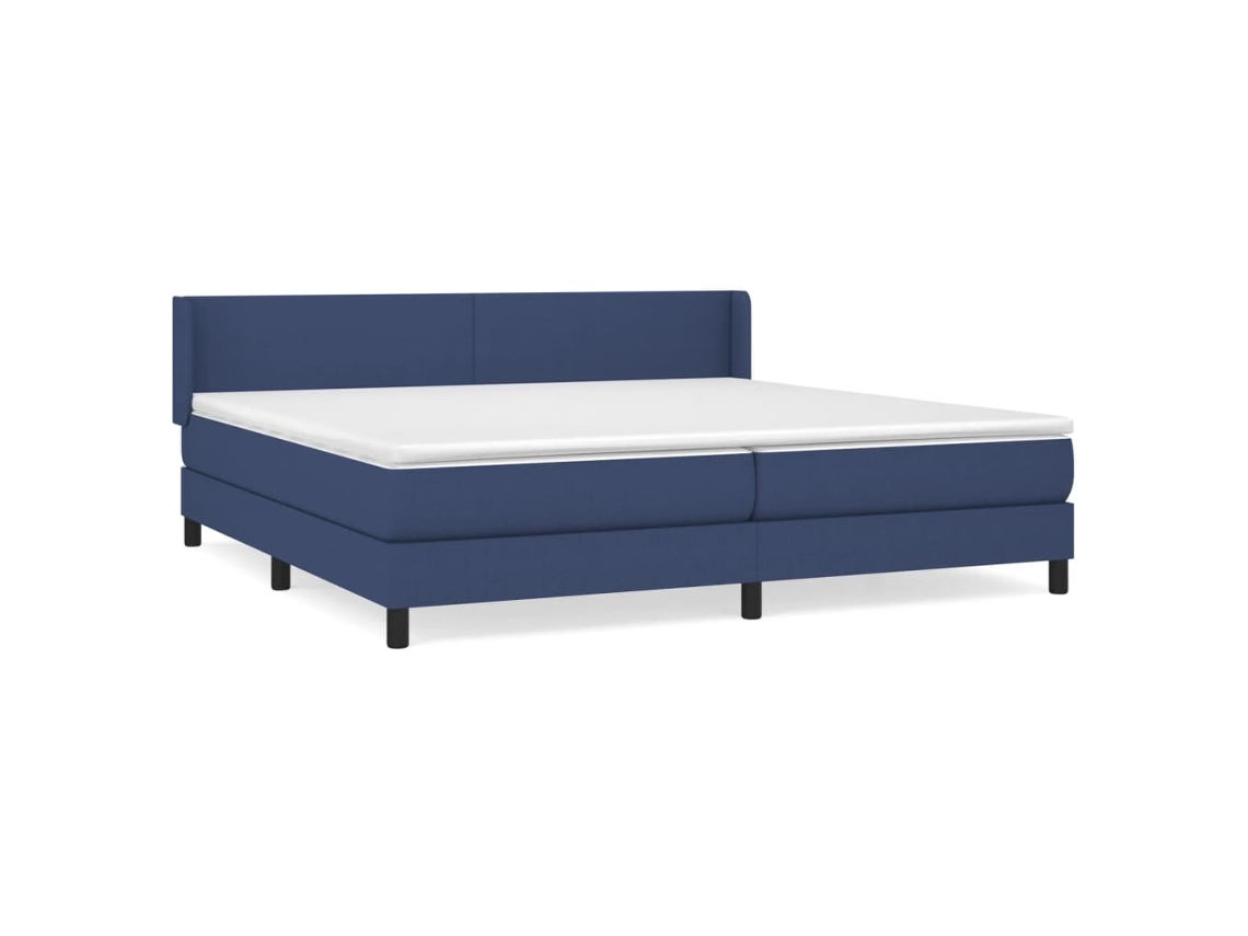 Box Spring Bed, Box Spring Beds Vidaxl Azul Tecido (200 X 200 Cm)