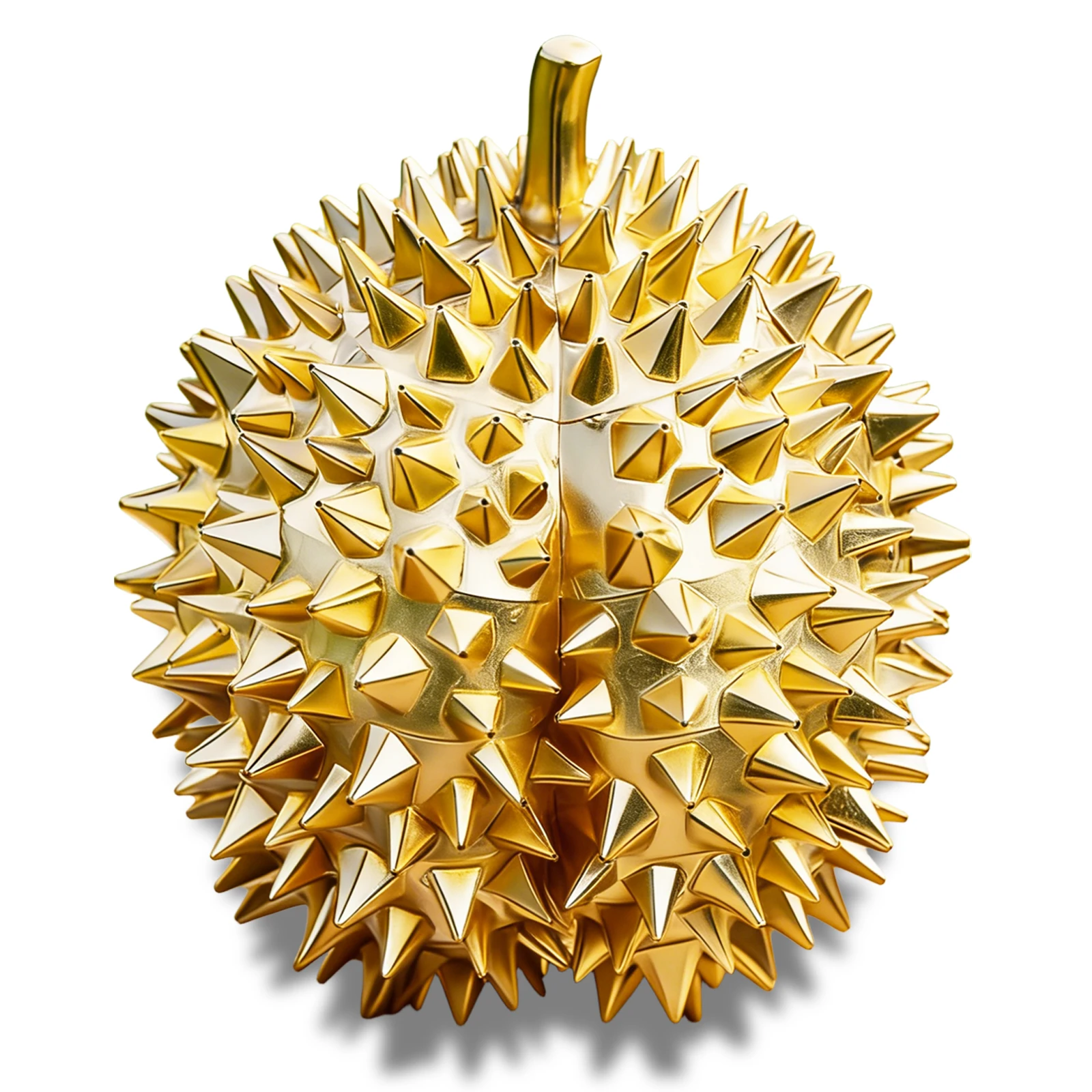 Kit De Modelo 3d Em Metal, Quebra-cabeça 3d De Durião Dourado, Faça Você Mesmo