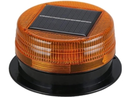 Sinalizador De Emergência Led Solar Com Base Magnética, Sinalizador De Recuperação Âmbar Sem Fio E À Prova D Água Para
