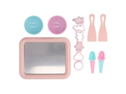 Ats máquina de Helado Roll Con 2 Espátulas Acero Inoxidable 304 Placa Fría para Smoothies Actividades Familiares