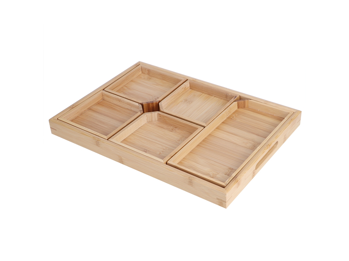 Prato de Frutas de Bambu LAXISCREED