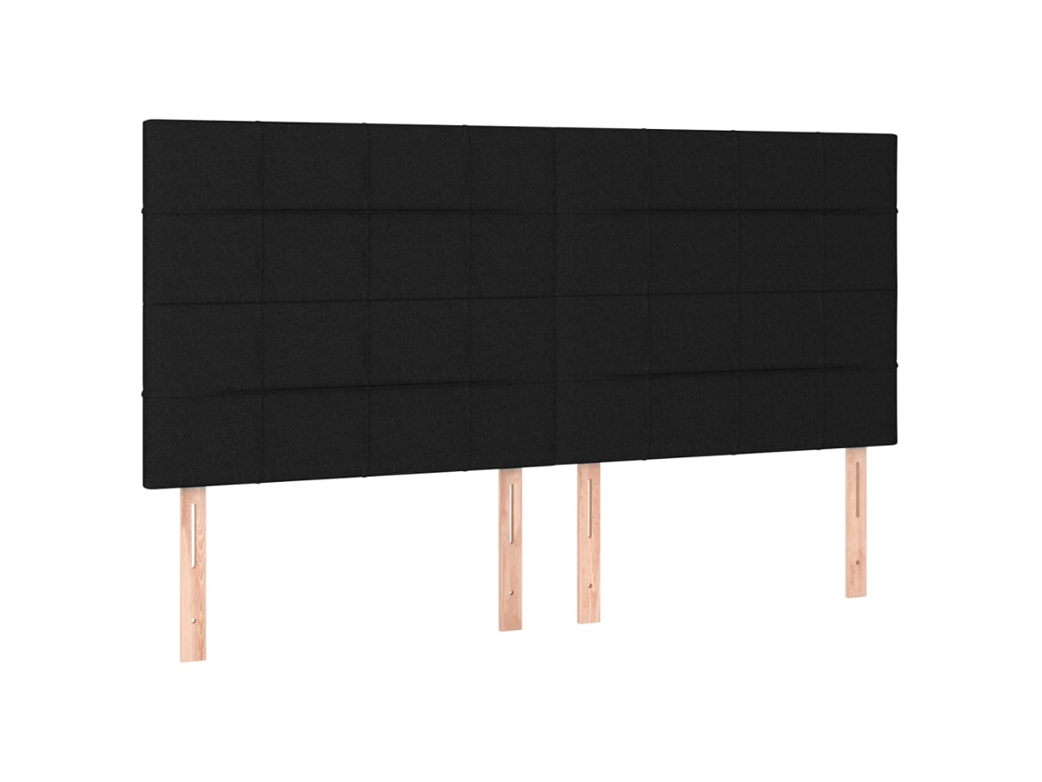 Headboard, Headboards Vidaxl Preto Tecido (200 Cm)