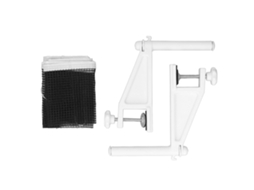 Rede E Suporte Para Tênis De Mesa Plegável Ajustável Com Prato De Fixação Para Interior E Exterior