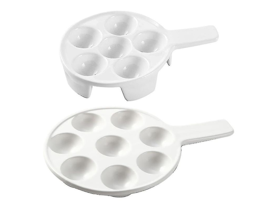 Assadeiras Nova Line, 2 peças, cerâmica resistente, redondas, para forno S/MARCA