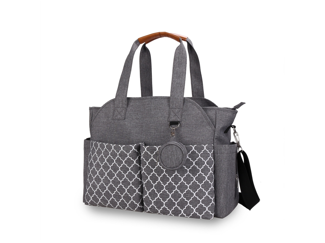 Elysve Bolsa De Maternidade Preto 13,77 Polegadas, Portátil, Instalação Fácil