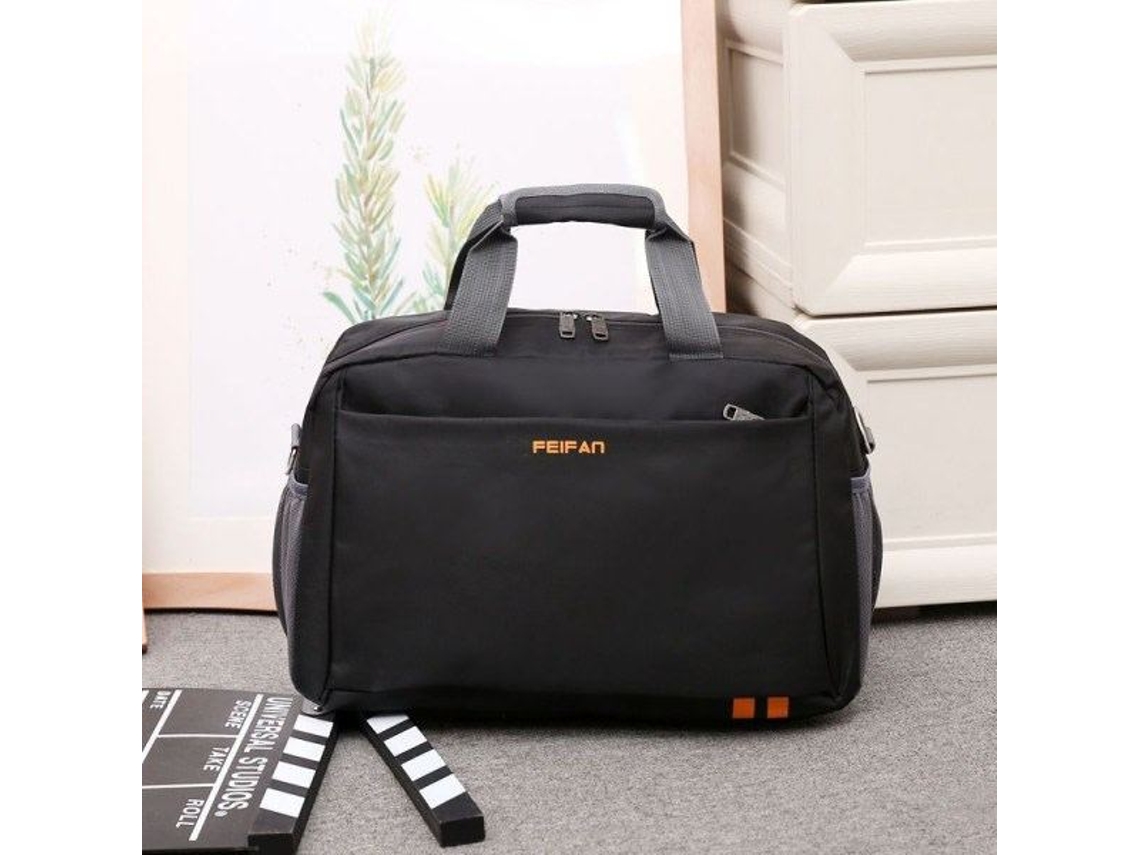 Bolsa de Cintura Unissex, Mochila, Mensageiro, Mala Viagem Moderna, Ideal para Esportes e Academia, Preta, Tamanho Grande. AQUAFORGE