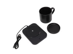 Caneca Aquecedora Eléctrica com 55°c, Usb, para Café, Chá Ou Outras Bebidas no Secretária, Preto LAXISCREED