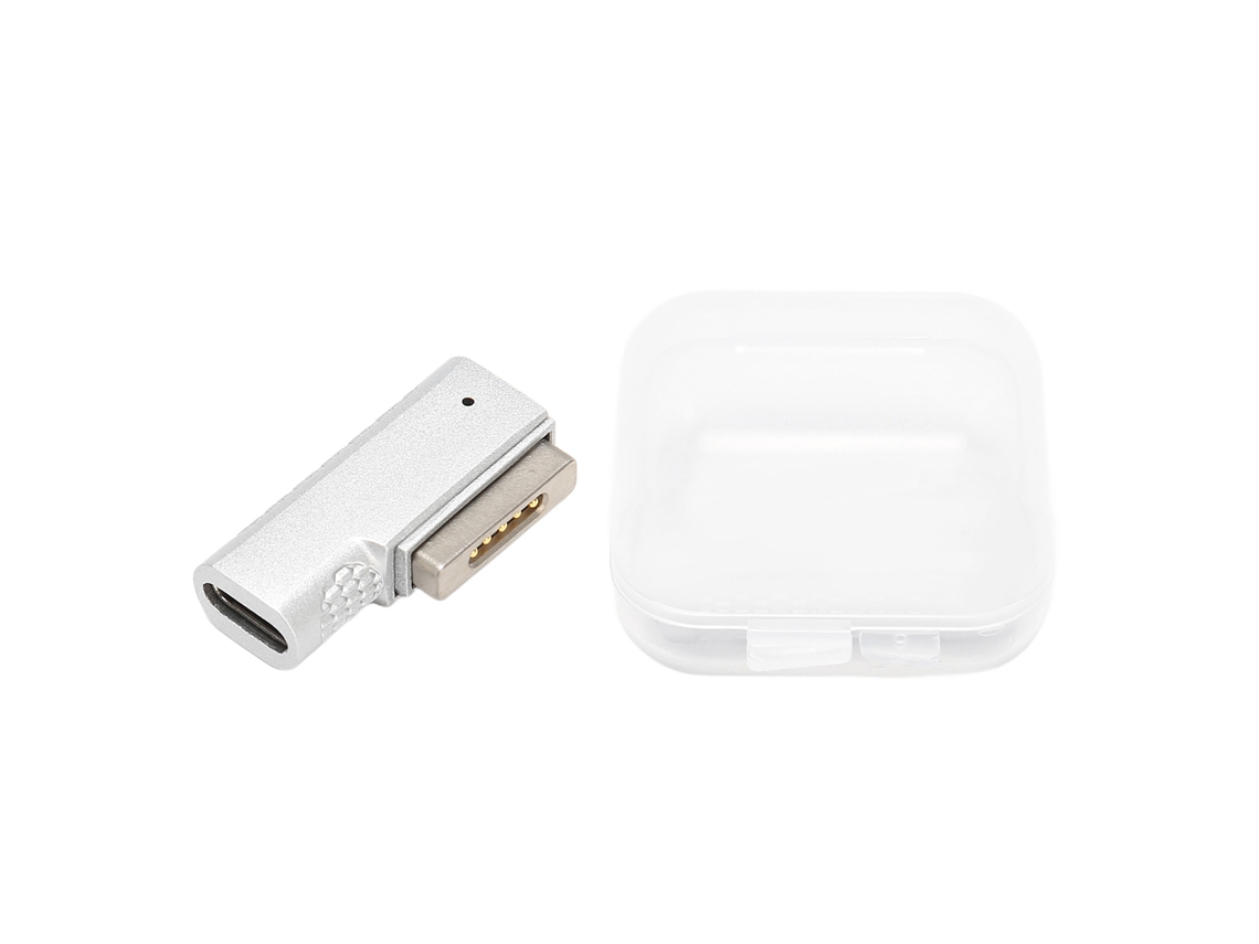 2026zentro-adaptador Usb C Para Ponta Magnética T Magsafe2 Carregamento Rápido Pd 100w Com Indicador Para Laptop Pro Air