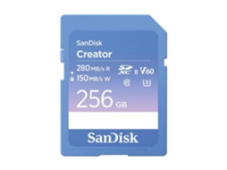 Tarjeta Memoria Secure Digital Sdxc 256gb Sandisk Creator V60 Clase 10 Uhs Ii U3
