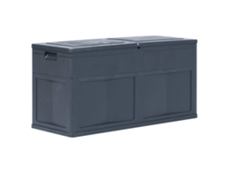Storage Box, Storage Boxes Vidaxl Preto Plástico (n/a)