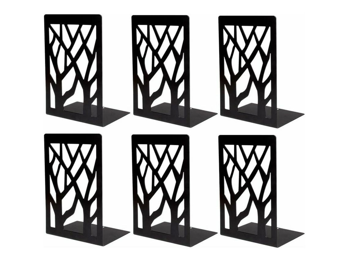 Suportes De Livros De Metal Para Livros Pesados, Suportes Para Estante, Suportes Decorativos Antiderrapantes Para Livros