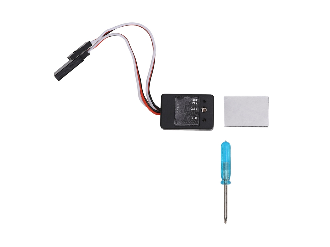 Módulo Giroscópio Rc Para Carro Mini Controle De Estabilidade Automática Sensibilidade Ajustável Scx10