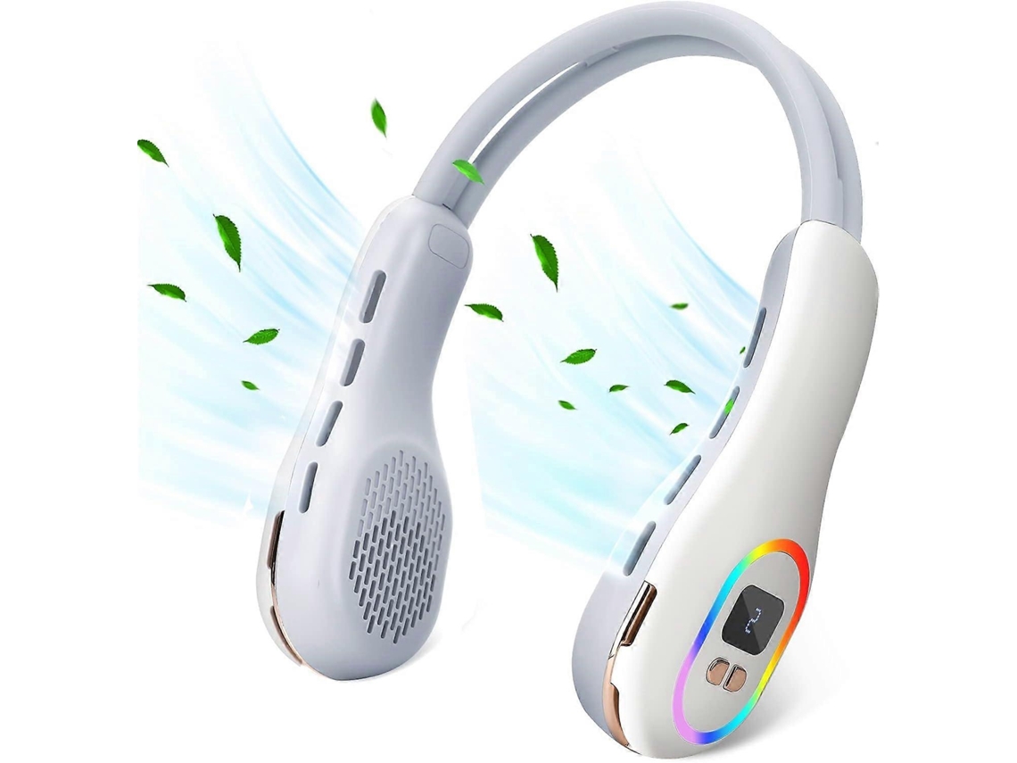 Ventilador de Pescoço com Luz RGB 3600mah BRILVIBERA