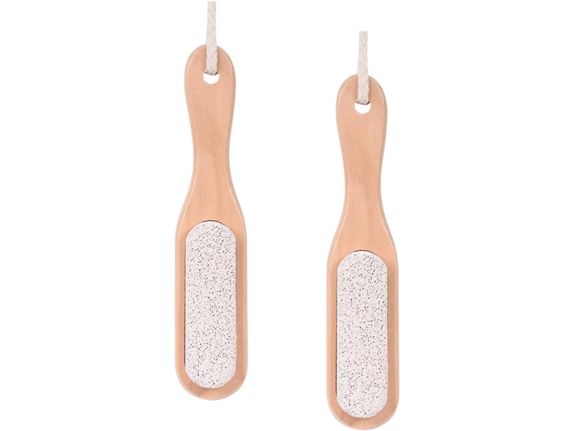 Pedras-pomes Brancas Com Cabo Prático, Embalagem Com 2 Unidades, Para Remoção Suave de Poeira.