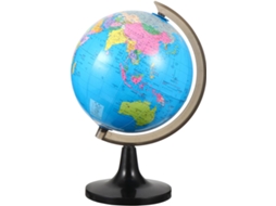 Besportble Globo Terrestre Giratório Grande de Mesa Educativo para Meninos e Meninas Decoração Sala Aula Geo
