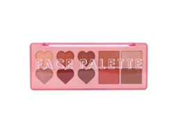 Paleta De Maquiagem Com Sombras, Blush, Contorno E Destaque - 10 Cores Versáteis Para Diferentes Ocasiões