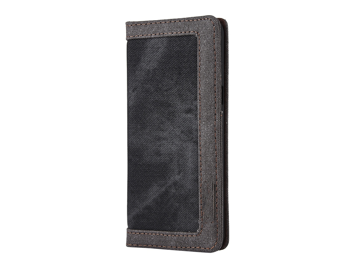 Capa de lona para Samsung S8 Plus preta resistente a impacto EOOCOO