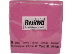 Guardanapo RENOVA Rosa (22 x 22 cm)