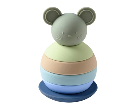 Green Tumbler Toy Silicone NATTOU (Idade minima recomendada: 12 meses)