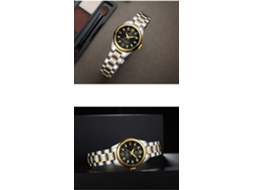 Lurelia Relógio Mecânico Feminino, Automático, Detalhes Com Strass, Resistente À Água, Rosa Ouro, Prata