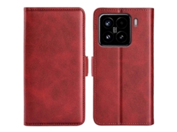 Capa De Celular De Couro Com Fecho Magnético De Dois Lados E Flip Horizontal