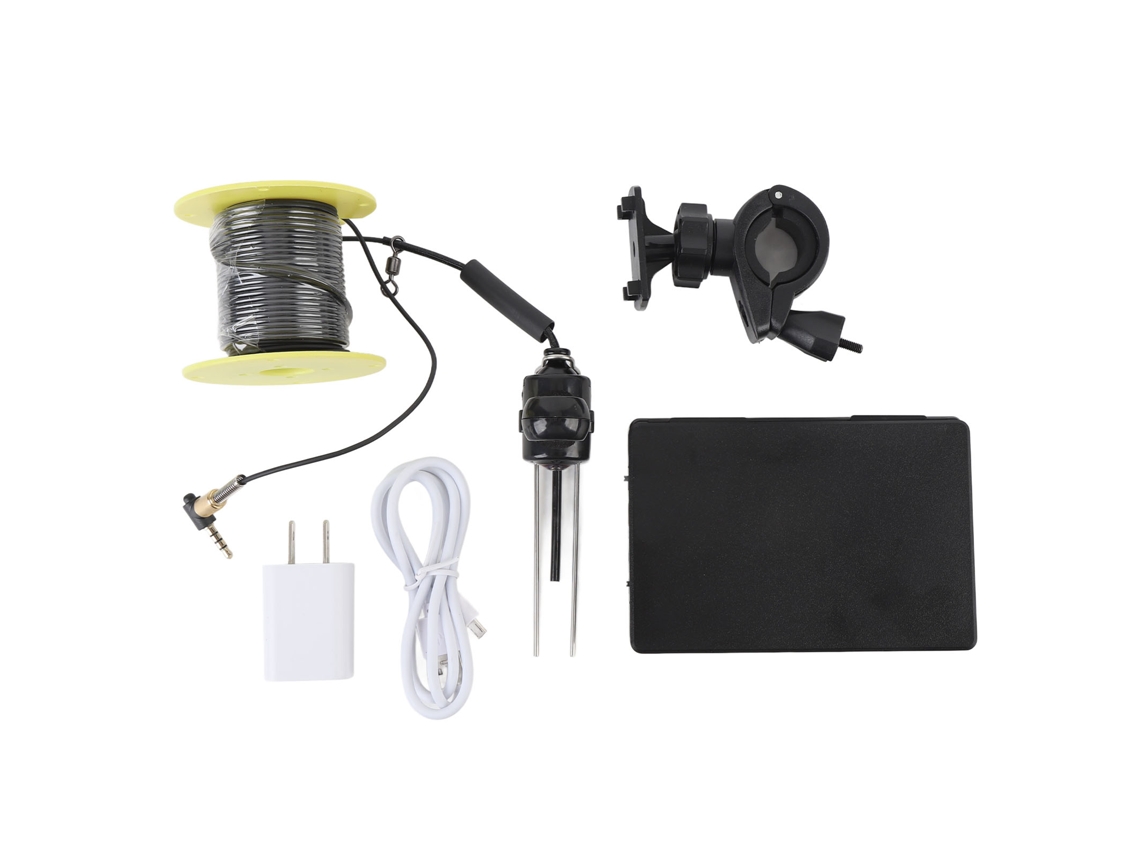 Underwater Fishing Camera Hd 1080p 195° Wide Angle Underwater Fish Finder With 4.3 Inch Ips Screen Sunshade For Ice Fishing LAXISCREED
