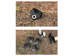Fivela Fixação Vara Camping 8pcs Acessório Teto