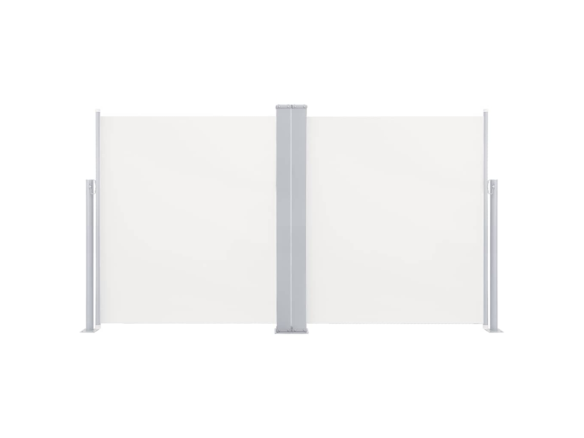 Side Awning, Side Awnings Vidaxl Creme Tecido (170 X 600 Cm)